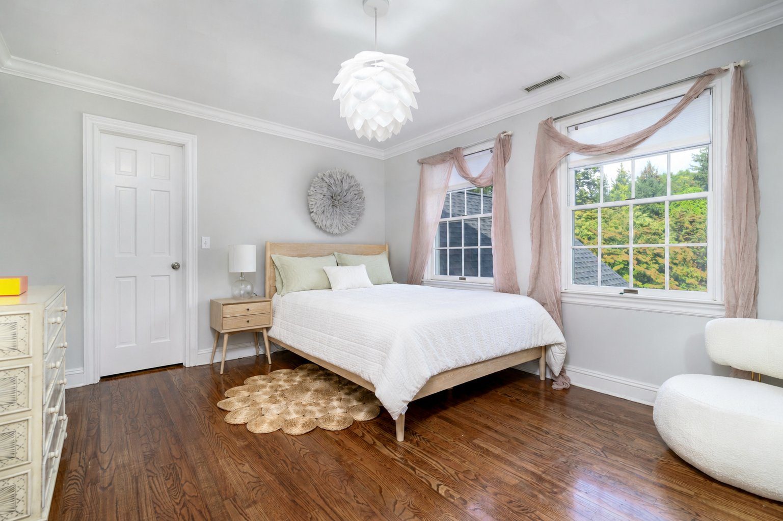 Light-filled secondary bedroom